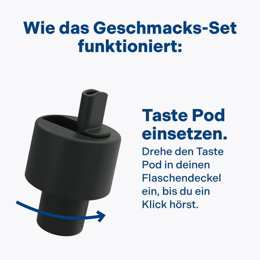 3 Geschmacks-Kapseln (Apfel)