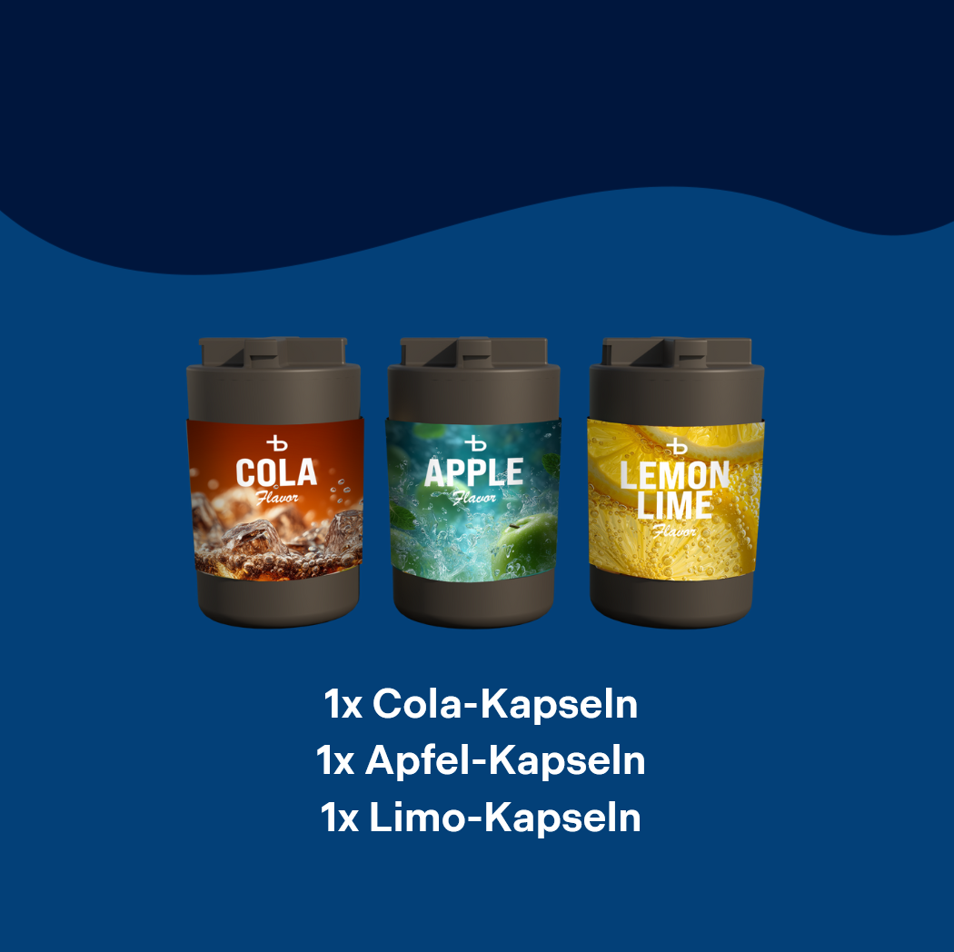 PRE-SALE: 3 Geschmack-Kapseln Mix