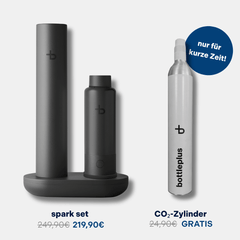 spark set pro - der mobile Wassersprudler